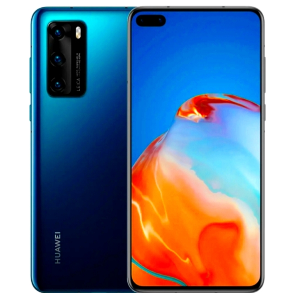 Huawei P40 5G - Factory Unlocked - Dual SIM card - 128GB / 8GB - ANA-AN00 - Blue